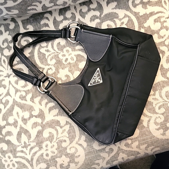 Prada | Bags | Prada Tessuto Hamal Small Shoulder Handbag | Poshmark